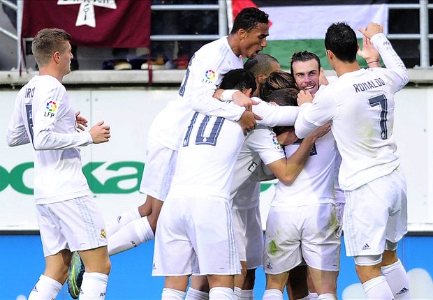 Eibar 0-2 Real Madrid: Bale & Ronaldo net for Blancos