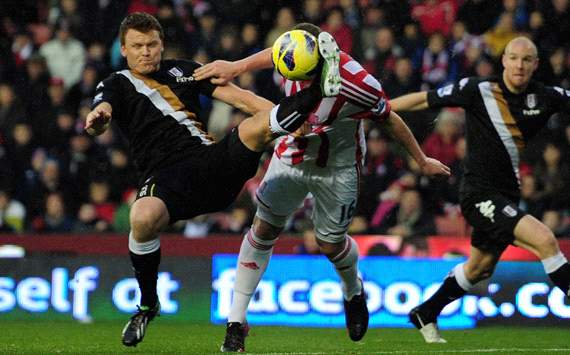 EPL, Stoke City v Fulham, Charlie Adams, John Arne Riise