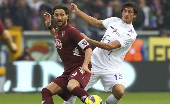 Bianchi e Savic in Torino-Fiorentina (Serie A)