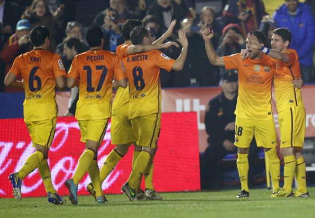 LdC, Barca - Xavi, Fabregas, Iniesta, au repos