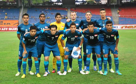 AFF Suzuki Cup 2012 Matchday 2 - Singapore Team (Vs Indonesia)