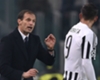 Juventus coach Massimiliano Allegri and striker Alvaro Morata
