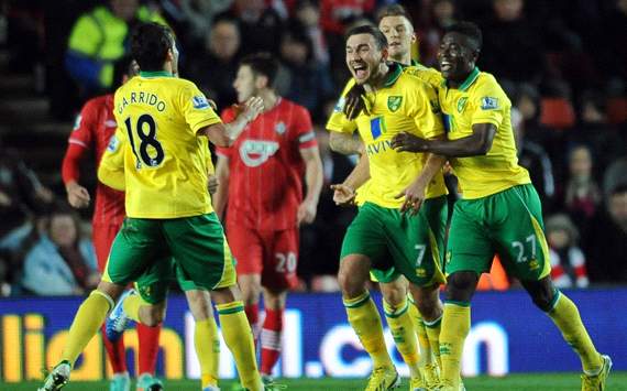 EPL : Robert Snodgrass, Southampton v Norwich City