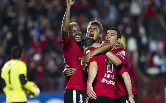 Pablo Aguilar, Fidel Martinez, Dubier Riascos, Club Tijuana Xolos - Toluca, Liga MX