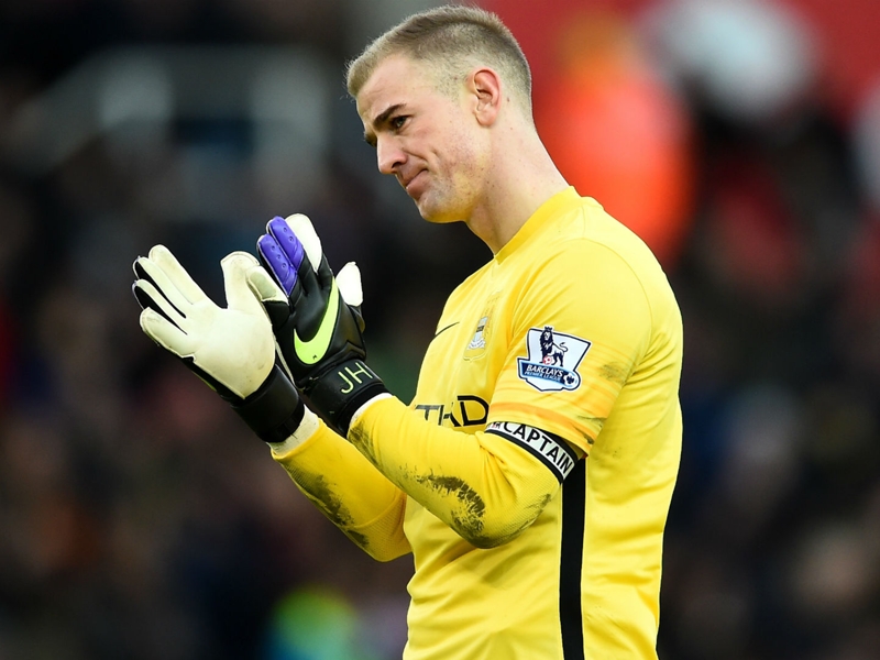 Manchester City defeat at Stoke is unacceptable, says Hart