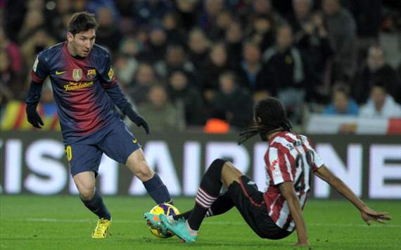 Messi, durante el Barcelona vs Athletic de Bilbao