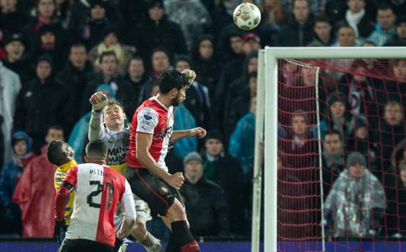 Feyenoord - RKC, Graziano Pelle scoort