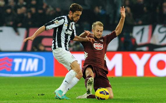 Claudio Marchisio (J), Migjen Basha (T) - Juventus-Torino - Serie A
