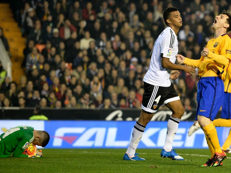 Valencia 1-1 Barcelona: Mina earns unlikely point as Gary Neville watches on