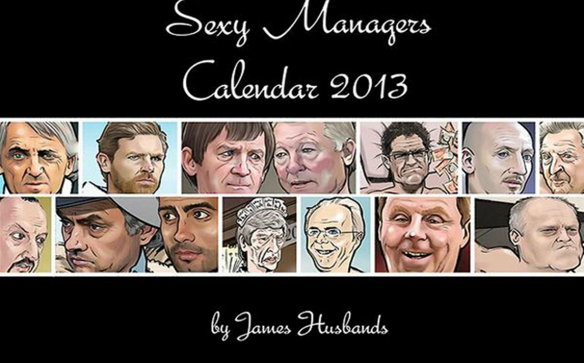 Calendario 2013 de entrenadores caricaturizados