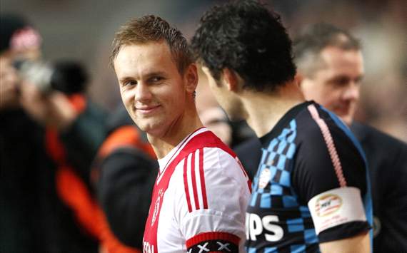 Ajax - PSV, Siem de Jong, Mark van Bommel