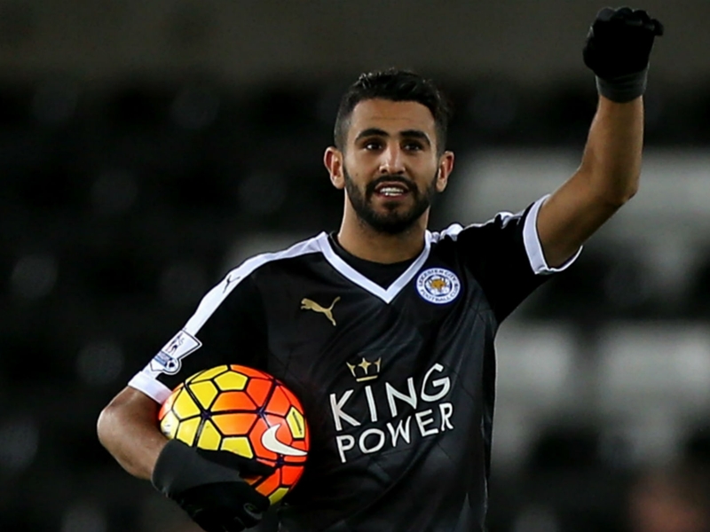 Mahrez: Hat-trick and top of the league? It's a perfect day!