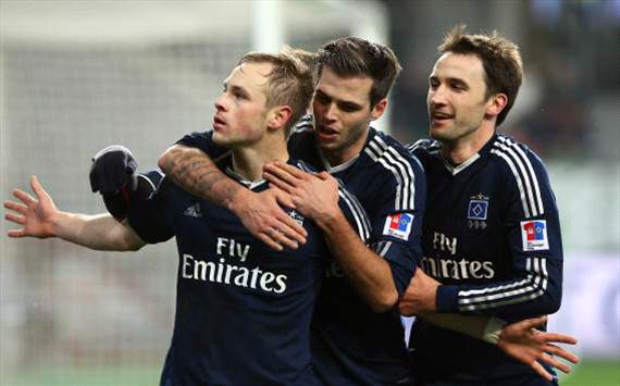 Hamburg celebrates lead against Wolfsburg