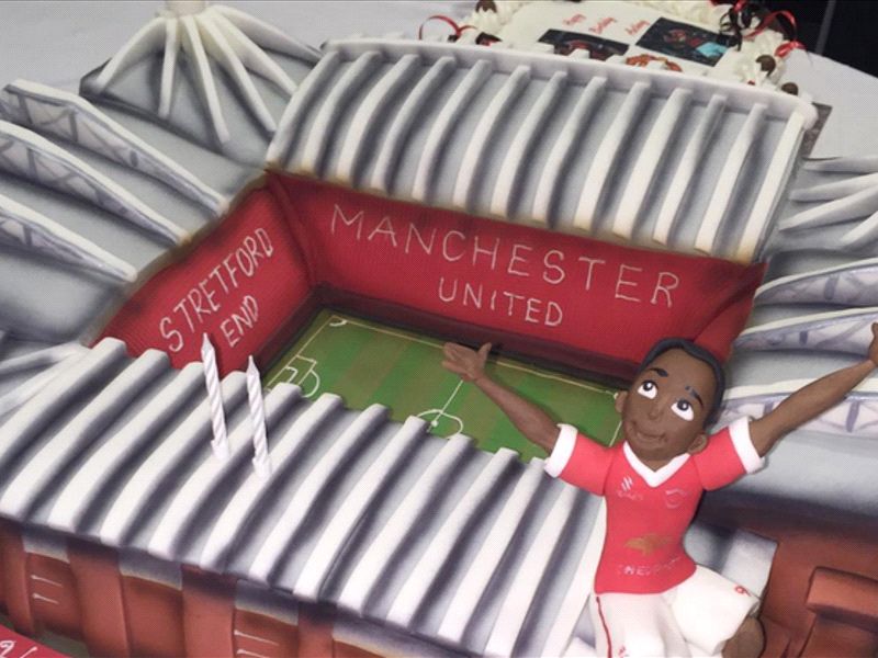Martial receives stunning birthday cake from wife