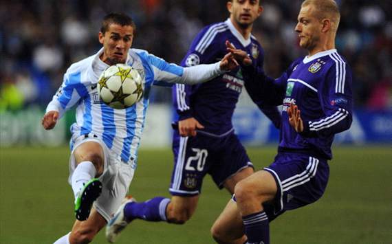 Seba Fernandez - Málaga vs Anderlecht