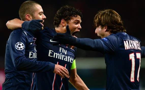 Champions League : Jeremy Menez & Thiago Silva & Maxwell (Paris SG vs FC Porto)