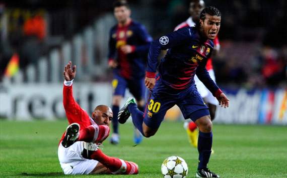 Rafinha, Luisao - Barcelona vs Benfica