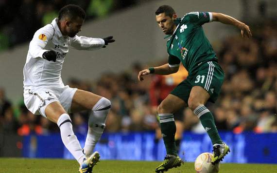 UEFA Europa League, Tottenham Hotspur FC v Panathinaikos FC, Sandro, Nikos Spiropoulos
