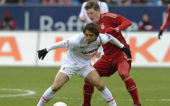 Germany, Bundesliga, FC Augsburg vs. FC Bayern Munich, bastian Schweinsteiger