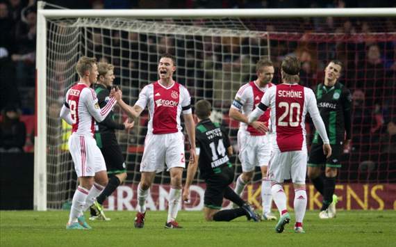 Boerrigter scoort voor Ajax