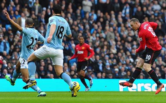 EPL; Wayne Rooney; Manchester City v Manchester United