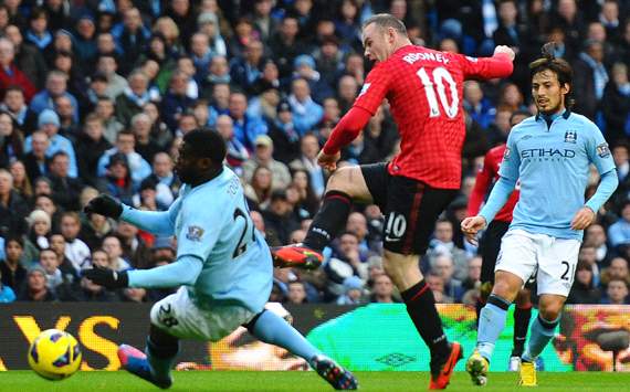 EPL: Wayne Rooney, Manchesster City Vs Manchester United