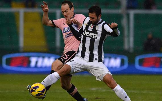 Von Bergen & Vucinic - Palermo-Juventus - Serie A