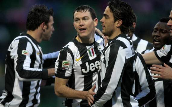 Juventus celebrating