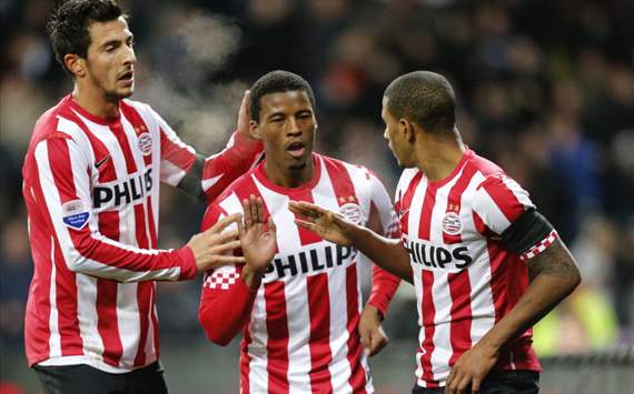 PSV - FC Twente, Stanislav Manolev, Georginio Wijnaldum, Luciano Narsingh
