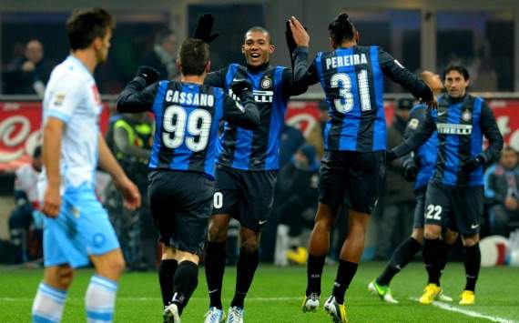 Inter celebrating (Serie A)