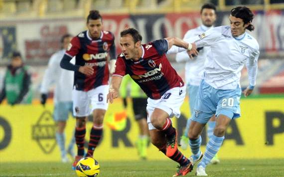 Alberto Gilardino - Giuseppe Biava, Bologna - Lazio, Serie A