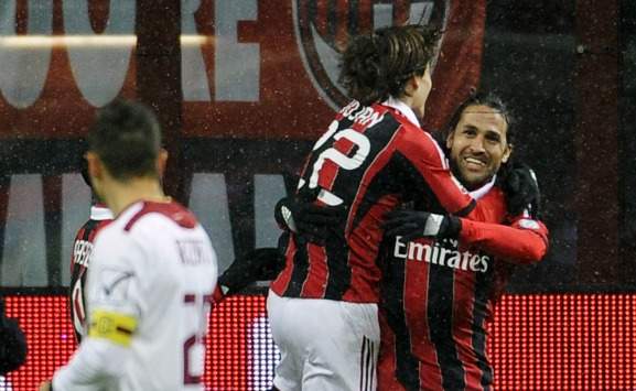 Yepes e Bojan in Milan-Reggina (Coppa Italia)