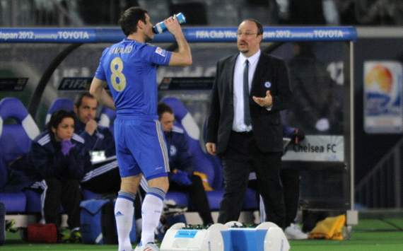 Frank Lampard and Rafael Benitez, Chelsea