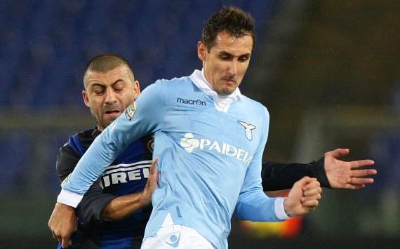 Walter Samuel, Miroslav Klose - Lazio-Inter
