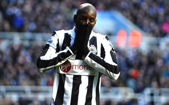 Demba Ba, Newcastle United v Manchester City