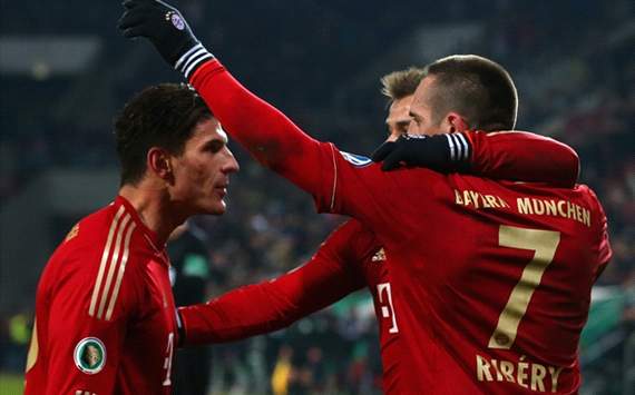 DFB-Pokal: Augsburg vs. Bayern, Gomez