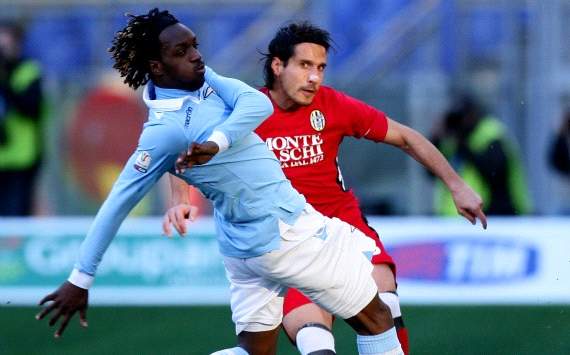 Luis Pedro Cavanda against Cristiano Del Grosso - Lazio-Siena