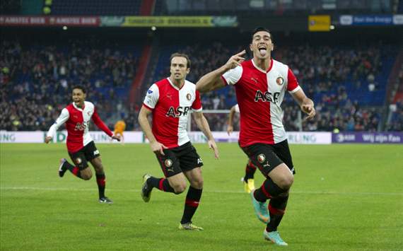 Feyenoord - FC Groningen, Graziano Pelle scoort