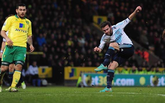 EPL; Juan Mata; Alex Tettey; Norwich City Vs Chelsea