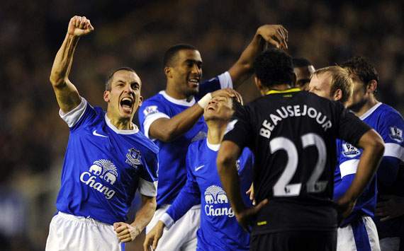EPL - Everton v Wigan Athletic, Leon Osman