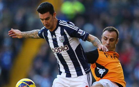 EPL: Liam Ridgewell - Dimitar Berbatov, West Bromwich Albion v Fulham