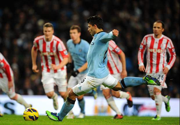 ANG, Man City - Aguero touché
