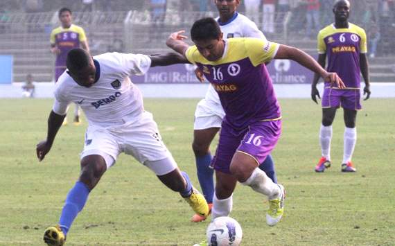 John Menyongar, Carlos Hernandez, Prayag United vs Dempo SC, I-League