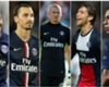 Lavezzi-Ibrahimovic-Douchez-Maxwell-Van der Wiel : PSG