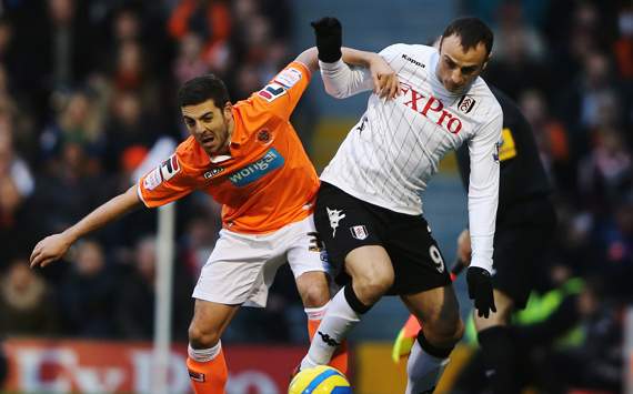 FA Cup - Fulham v Blackpool, Dimitar Berbatov and Robert Harris