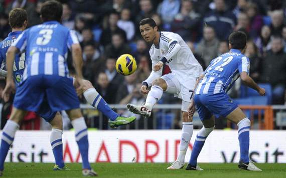 Cristiano Ronaldo, durante el Real Madrid-Real Sociedad