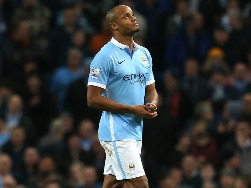 Kompany out for up to a month - Pellegrini