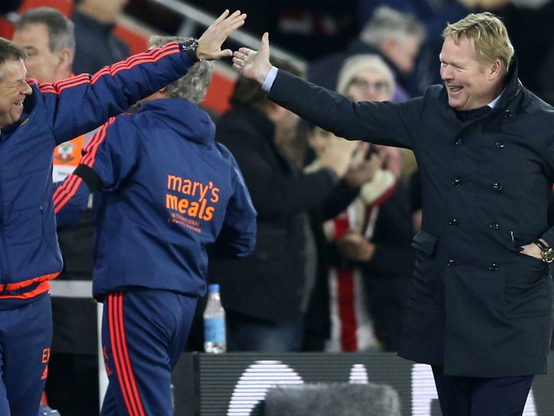 Perfect Southampton could have scored more against Arsenal, says Koeman
