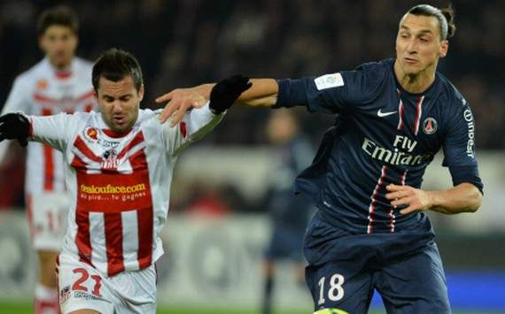 Ligue 1 : Zlatan Ibrahimovic vs Frederic Sammaritano (Paris SG vs AC Ajaccio)