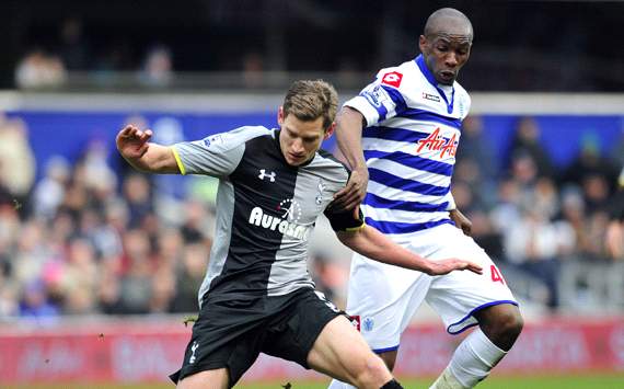 EPL: Jan Vertonghen - Stephane Mbia, QPR v Tottenham